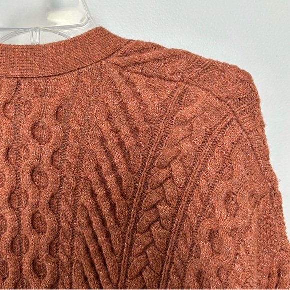 Nili Lotan for Target 23 1/2” Pit to pit-38” in length. Chunky cable knit duster - Picture 5 of 8